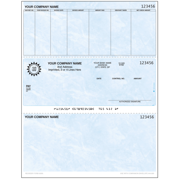 205L Accounts Payable Middle Check