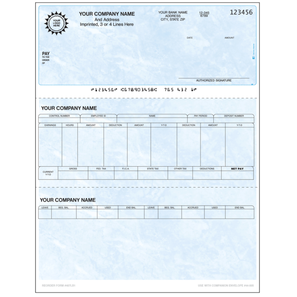 407L Payroll Top Check